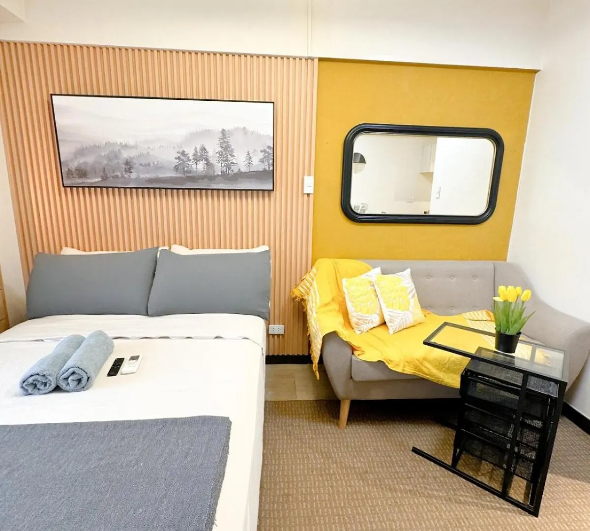 Apartment Studio Suite At Fairway Terraces Near Naia T3 Manila