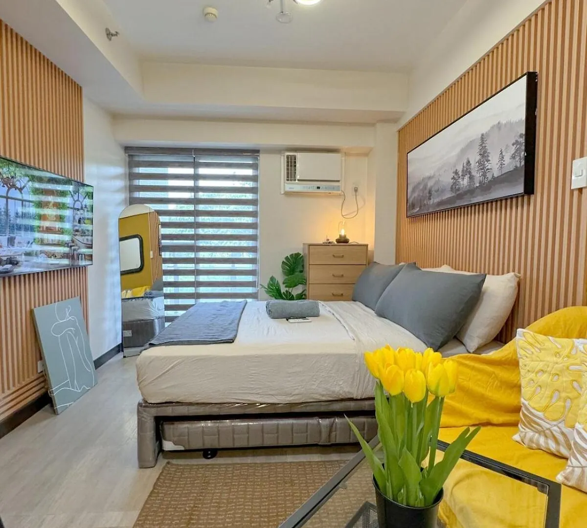 Studio Suite At Fairway Terraces Near Naia T3 Manila Apartment